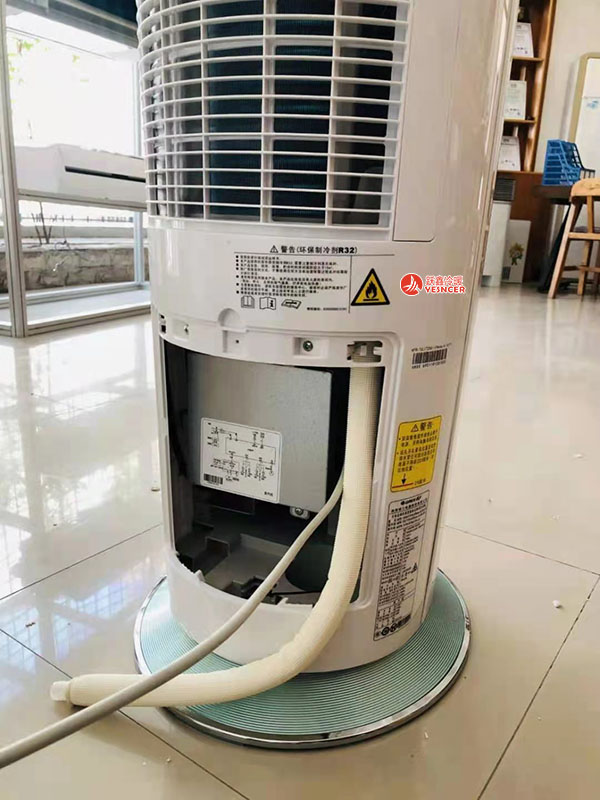 圓柱形空調柜機細節(jié)